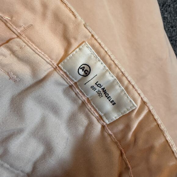 Adriano Goldschmied Shorts Mens 38 Pink Chinos Pockets Belt Loops Casual - Picture 8 of 10